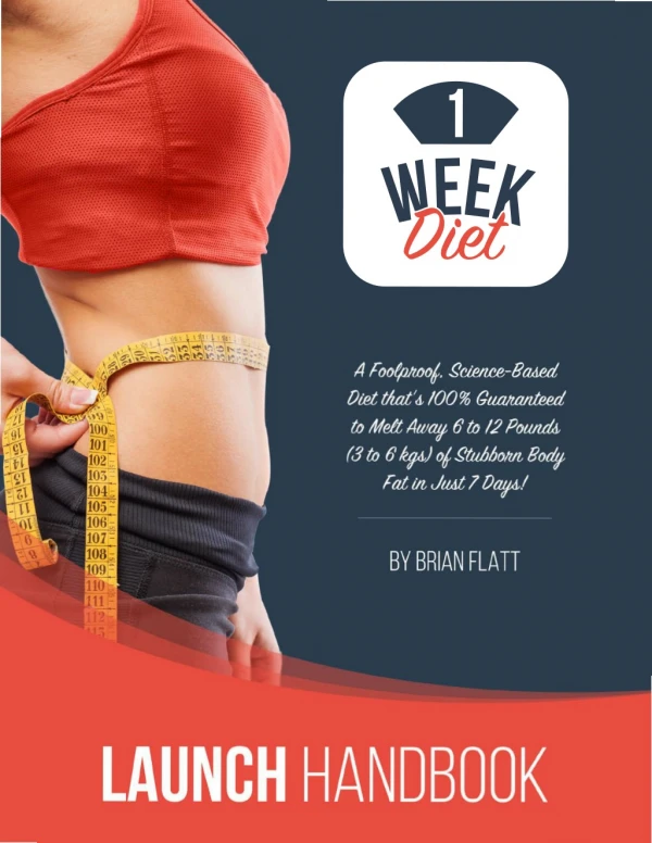 The 1 Week Diet PDF EBook Free Download | Brian Flatt