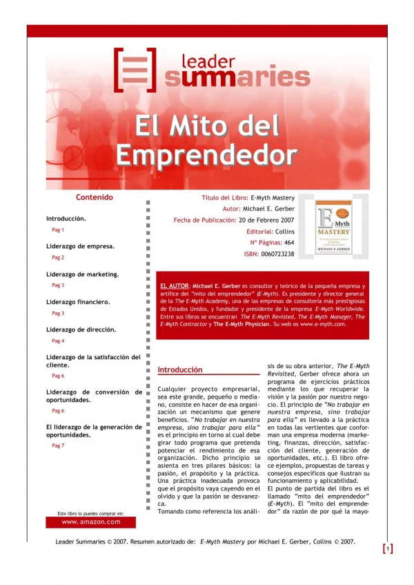 Mito del emprendedor