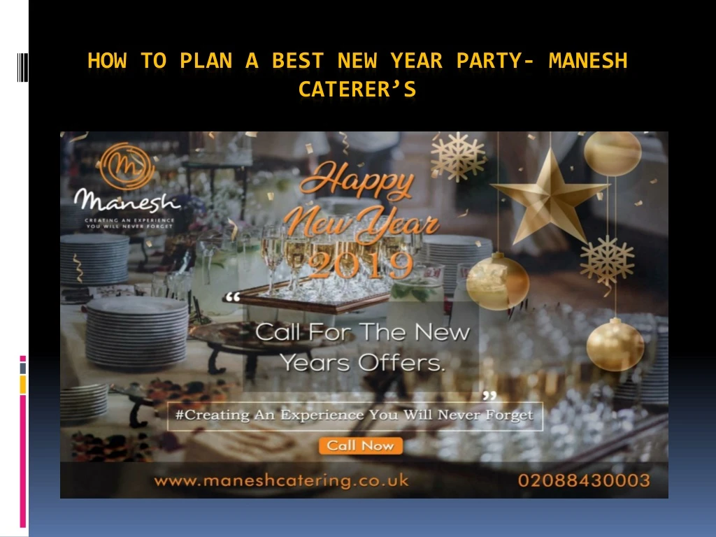 how to plan a best new year party manesh caterer s