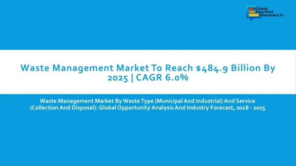 waste management market
