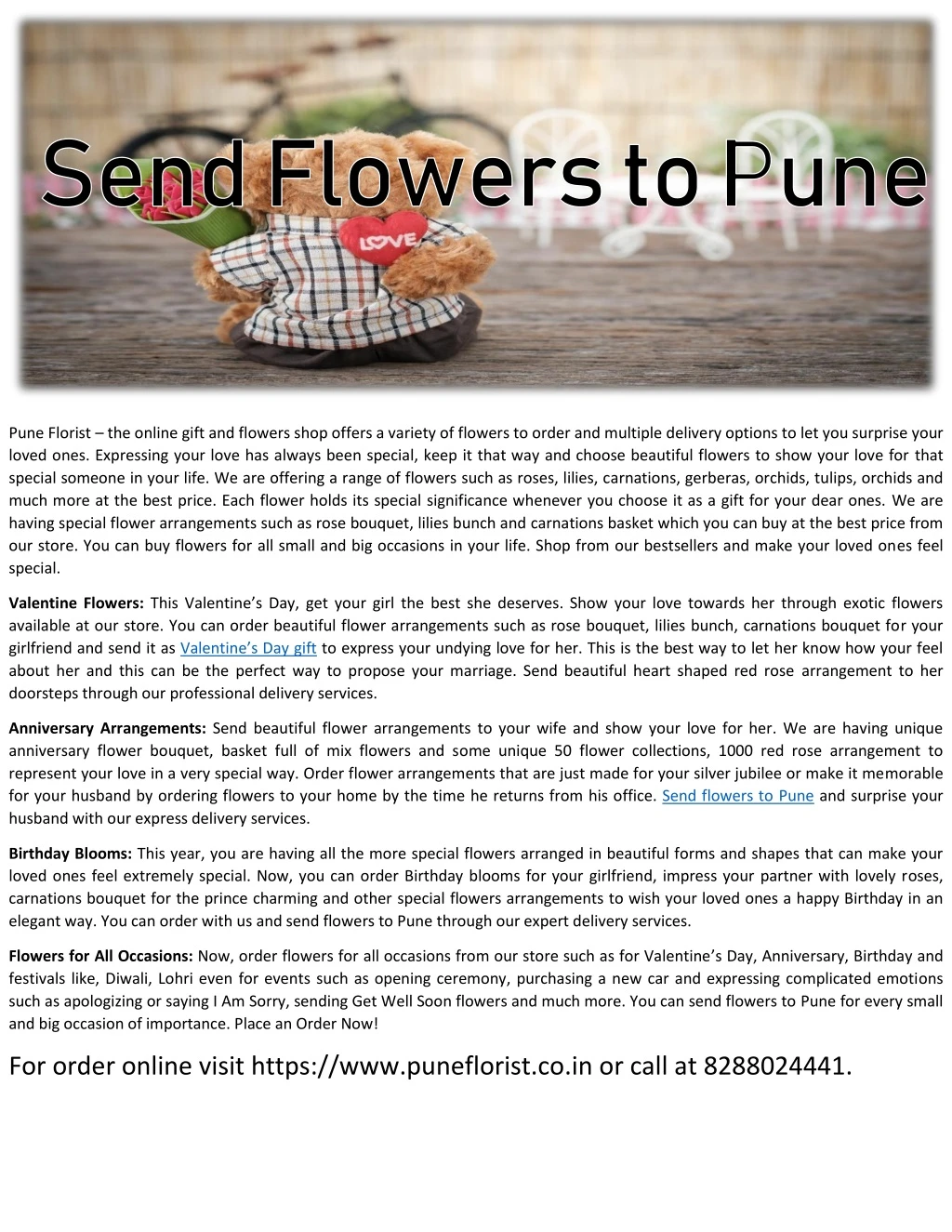 pune florist the online gift and flowers shop