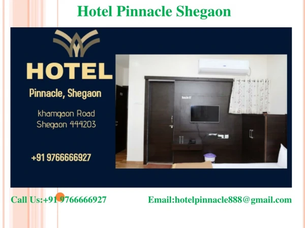 Hotels Near Railway Station Shegaon | Hotel Pinnacle Shegaon