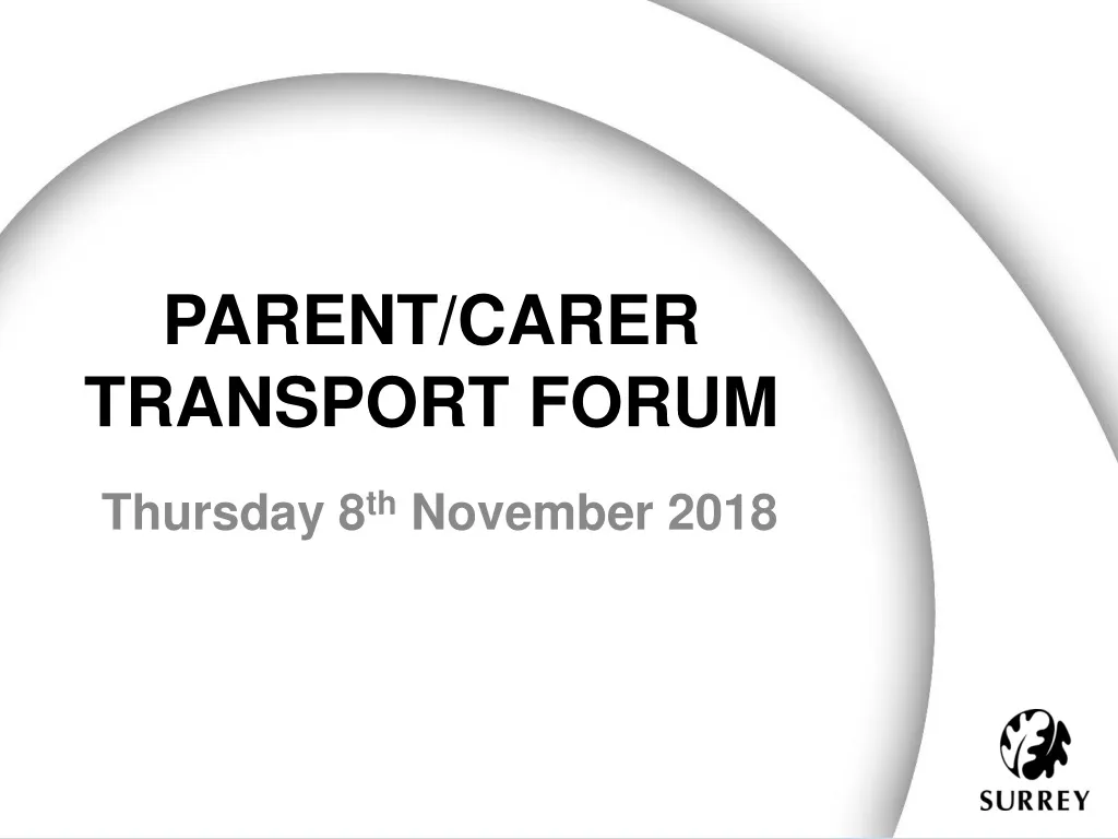 parent carer transport forum