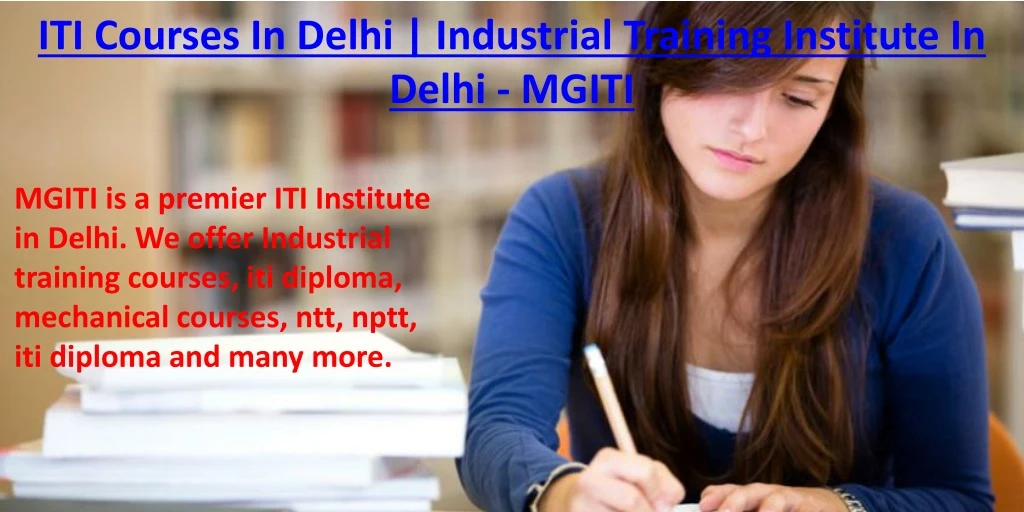 iti courses in delhi industrial training