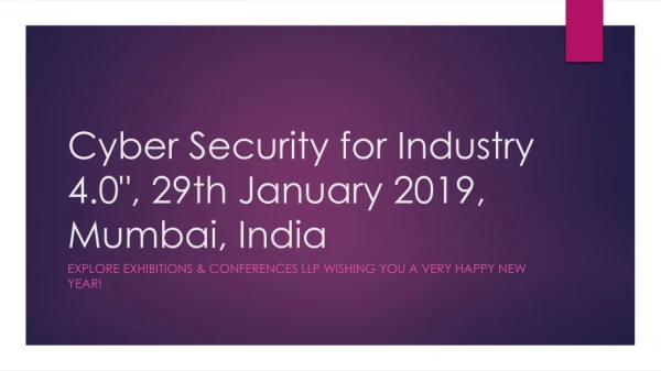 Cyber Security Conference in India 2019 Mumbai