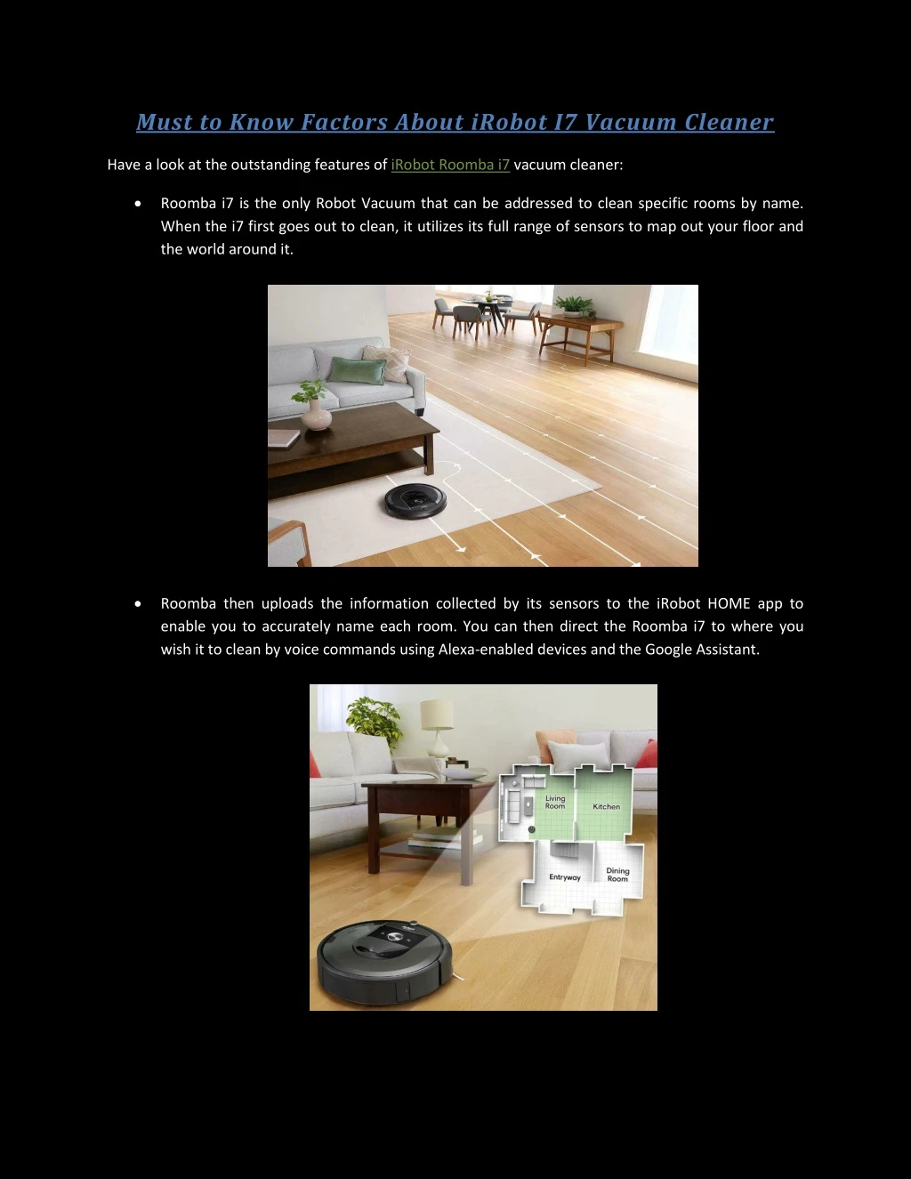must to know factors about irobot i7 vacuum