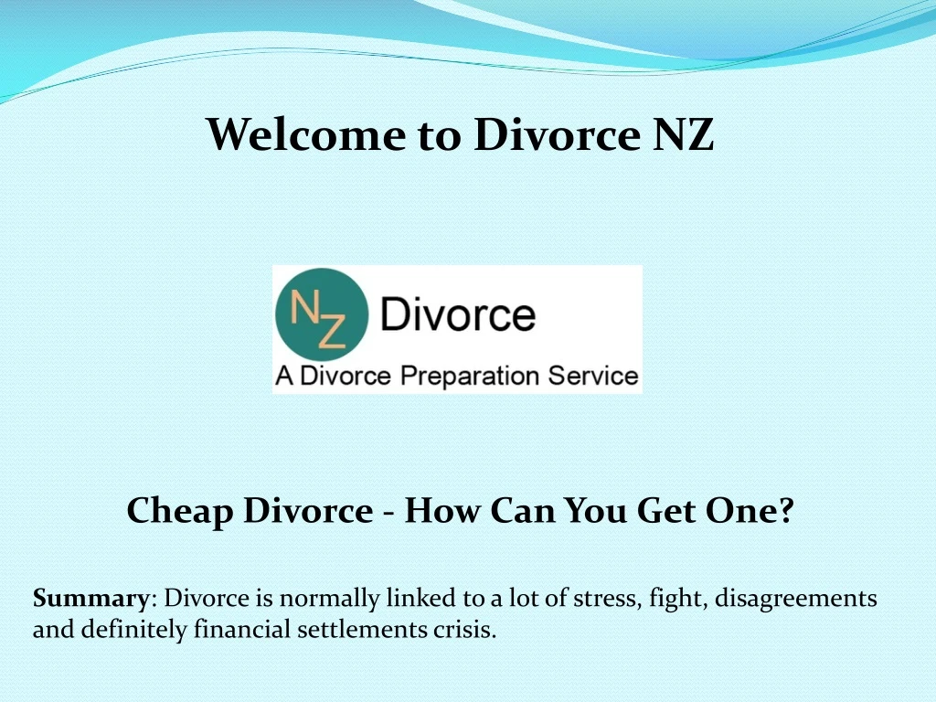 welcome to divorce nz