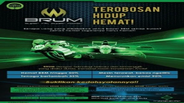 TERBAIK !!!, BRUM, PENGHEMAT BBM KELAS DUNIA!