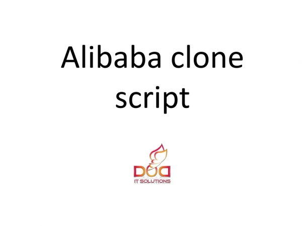 Alibaba clone script