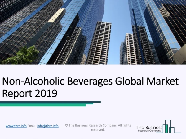 Non-Alcoholic Beverages Global Market Report 2019