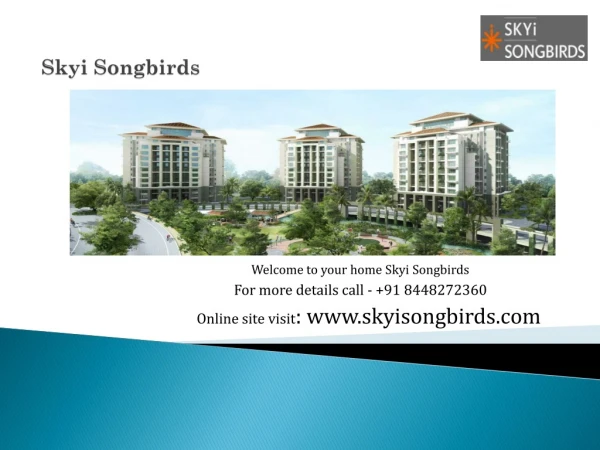 Skyi Songbirds offers 1BHK, 2BHK, 3BHK, 4BHK flat for sale in Bhugaon, Pune
