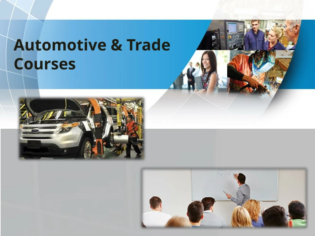 automotive trade courses