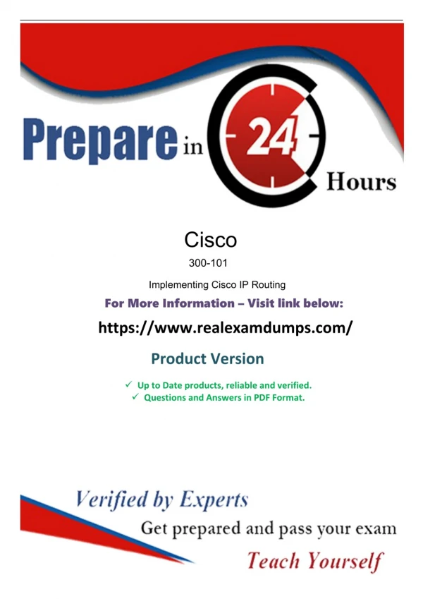 Download Exact Cisco 300-101 Exam Study Guide - Cisco 300-101 Exam Dumps