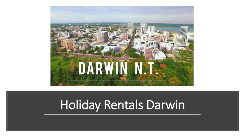 holiday rentals darwin