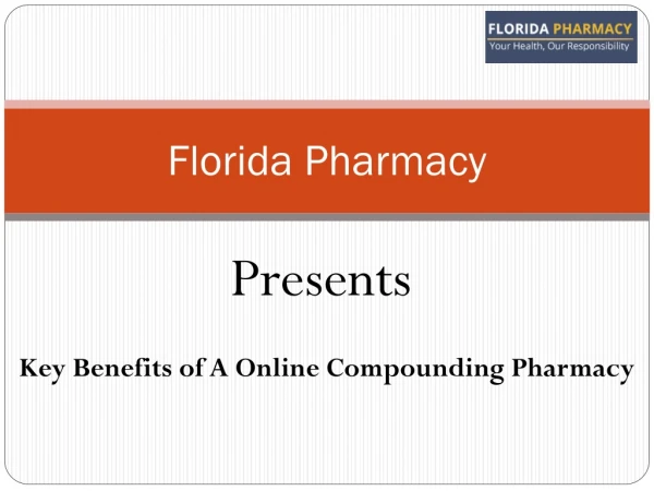 Key benefits of a custom compounding pharmacy
