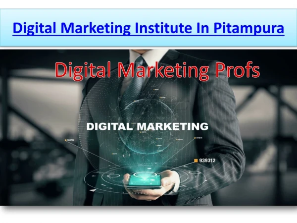 Digital Marketing Institute In Pitampura