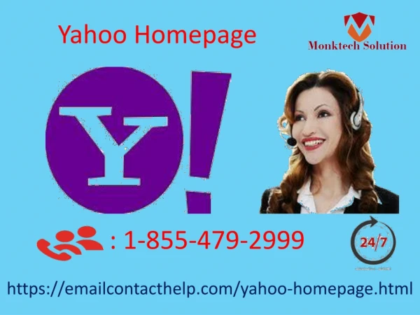 Avail the solution of Yahoo Homepage 1-855-479-2999 query from us