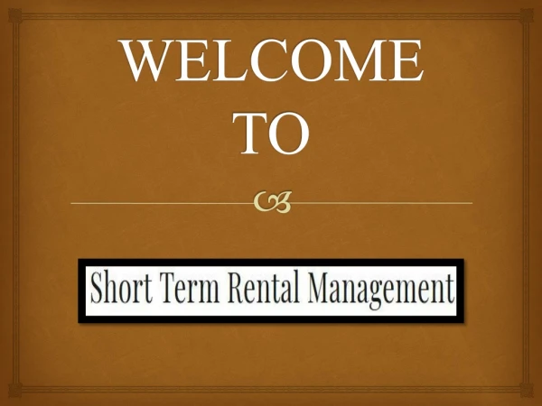 short term house rentals