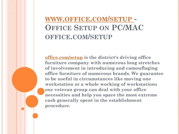 www office com setup office setup on pc mac office com setup