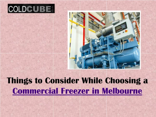 Tips for Controlling the Temperature of Commercial Cool Rooms in Melbourne