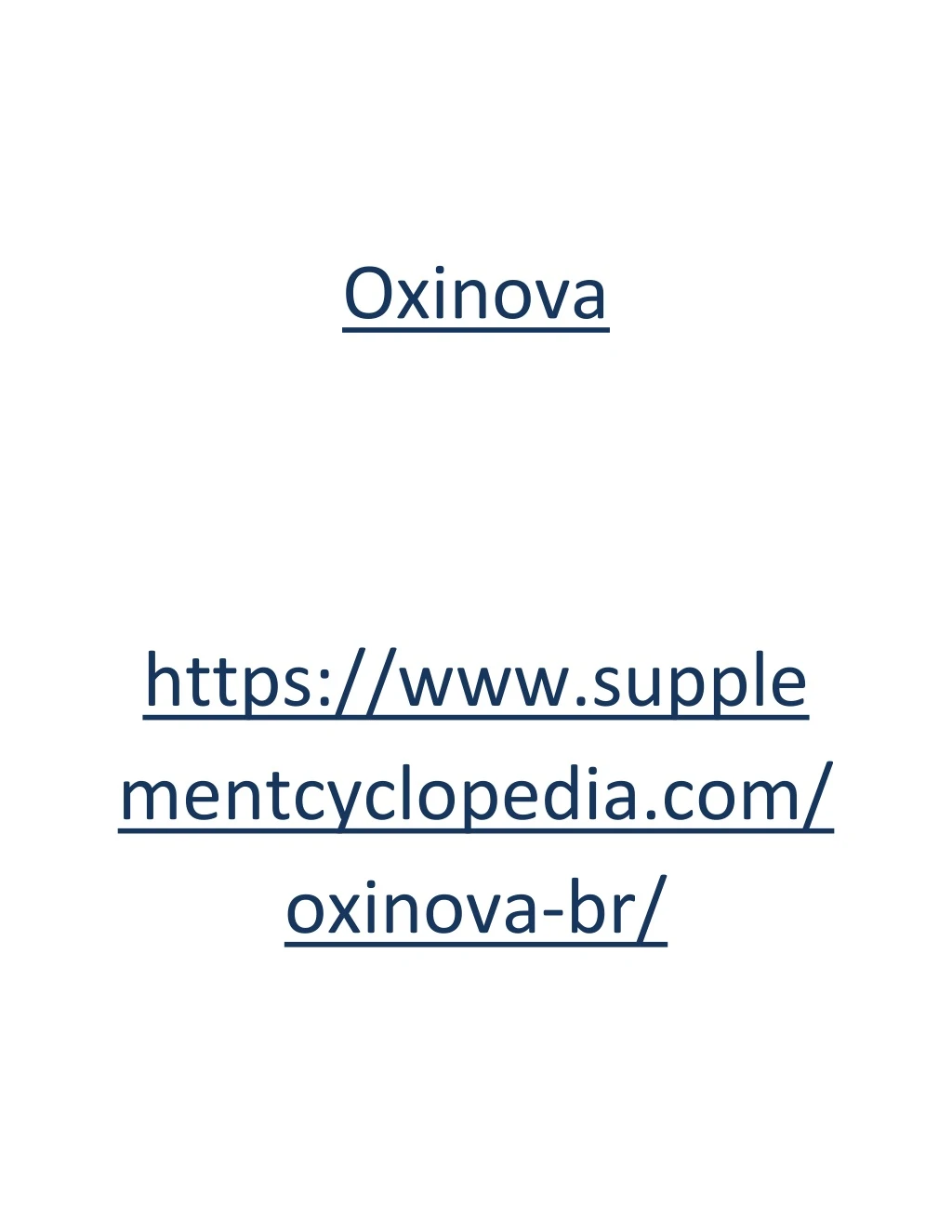 oxinova