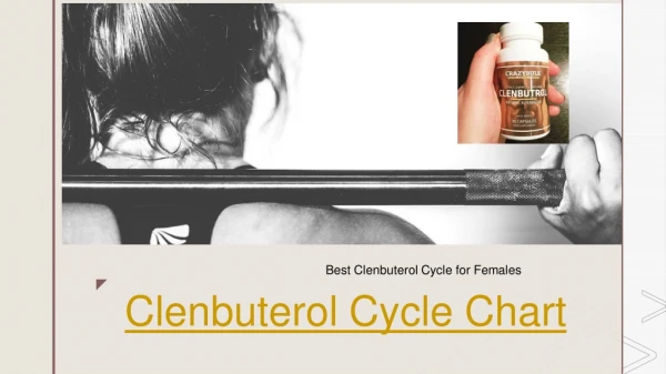 Clenbuterol Cycle Chart