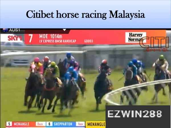 Citibet Horse Racing Malaysia