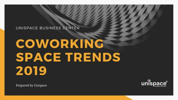 Coworking space Trends 2019