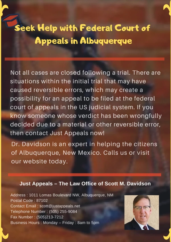 Seek Help with Federal Court of Appeals in Albuquerque