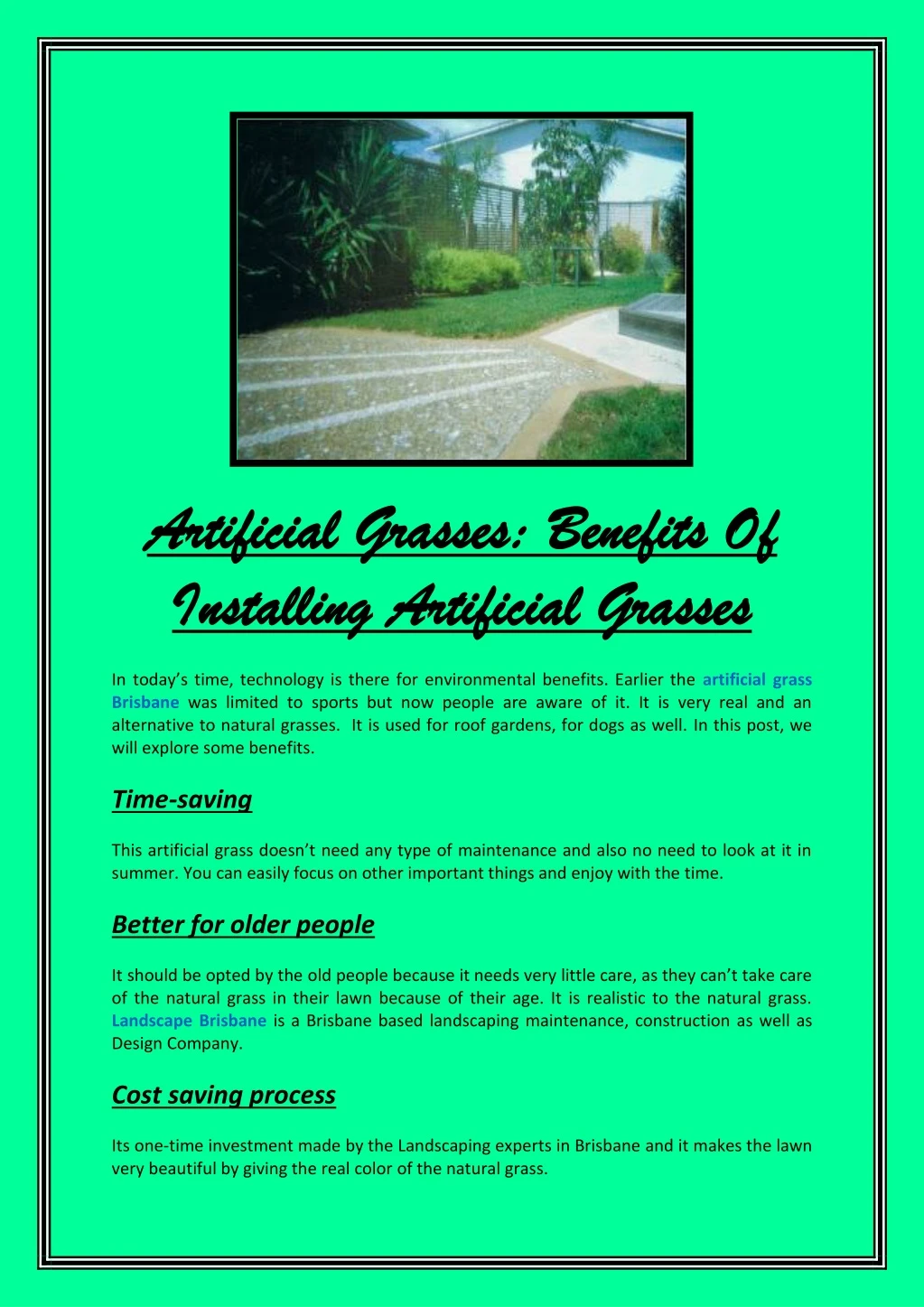 artificial grasses benefits of artificial grasses