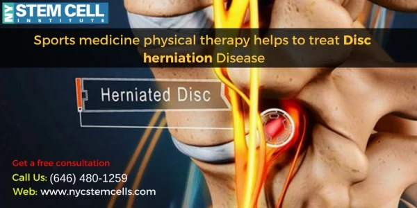 Pain management therapy for heniated disk