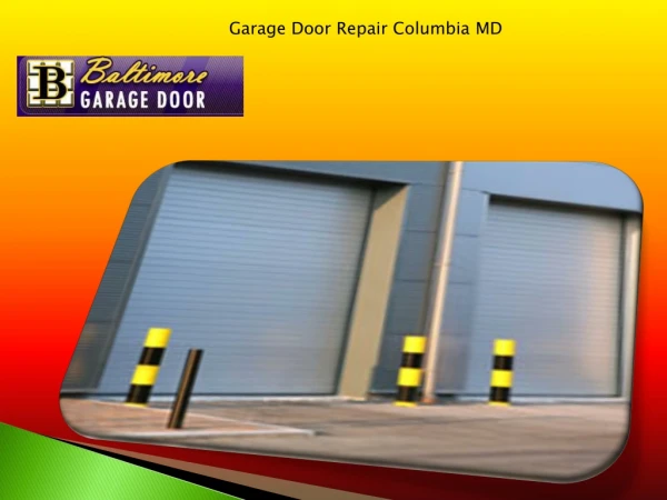 Garage Door Repair Columbia MD