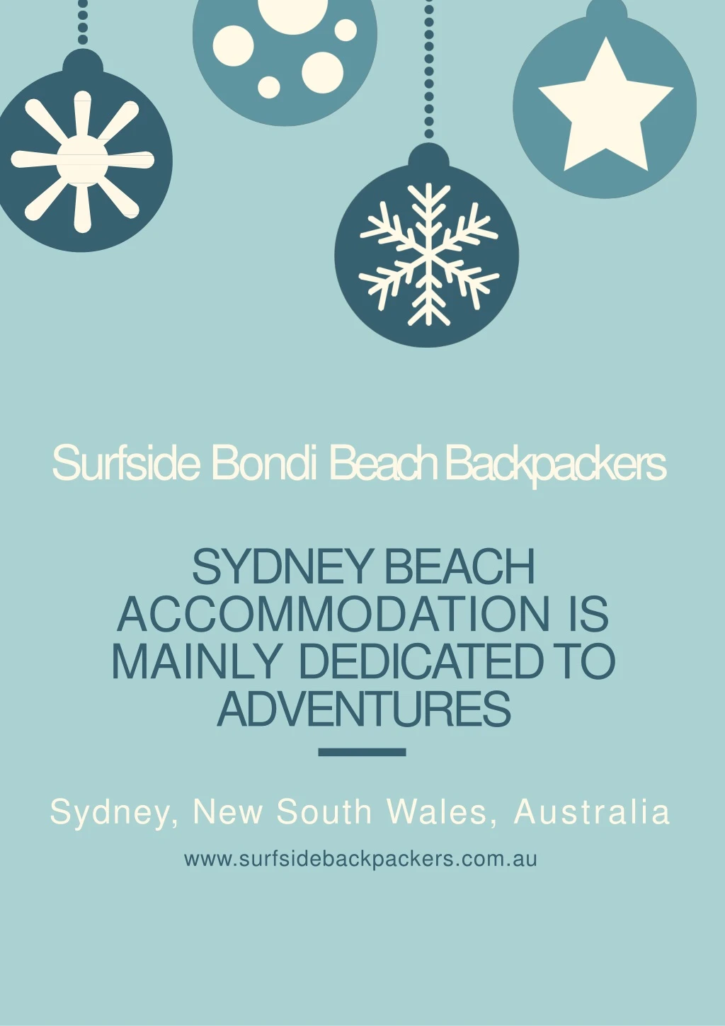 surfside bondi beach backpackers