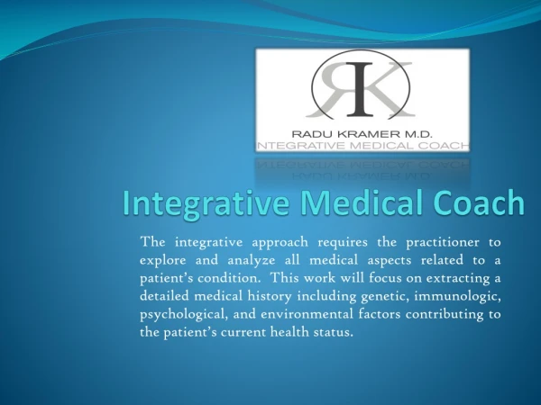 Integrative Approach to Cancer Treatment
