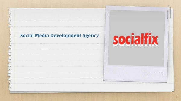 Social media development agency