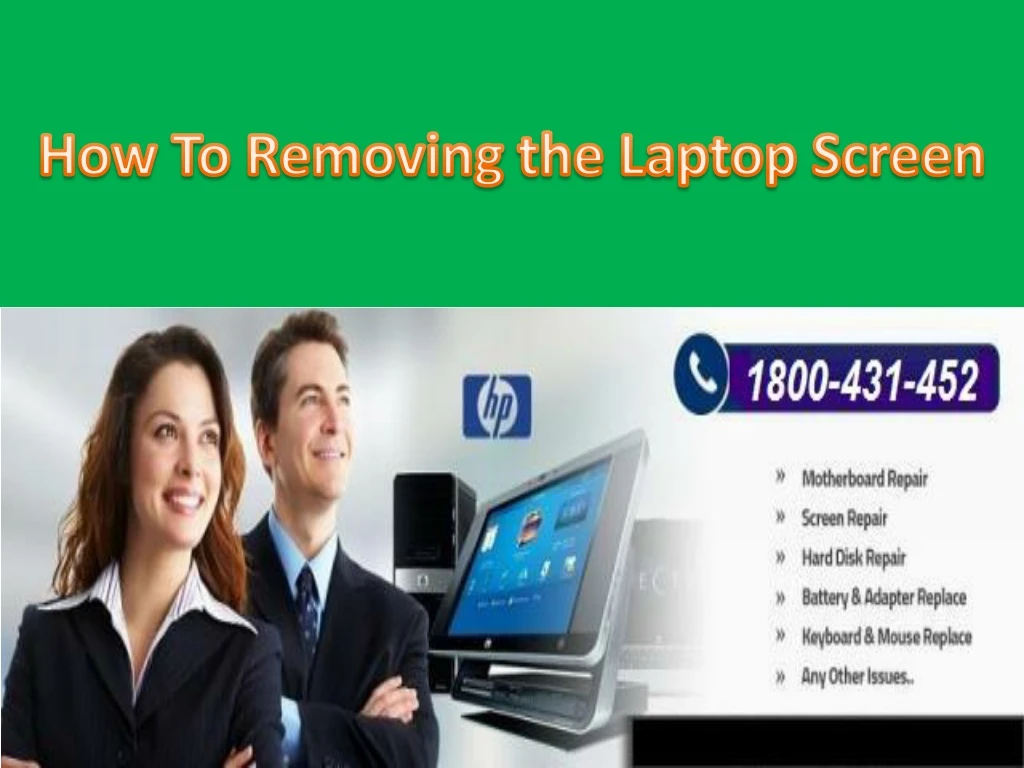 how to removing the laptop screen