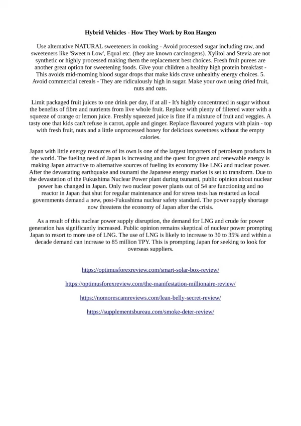 hybrid vehicles how they work by ron haugen