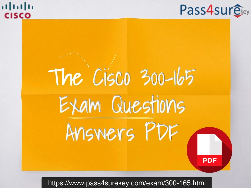 the cisco 300 165 exam questions answers pdf