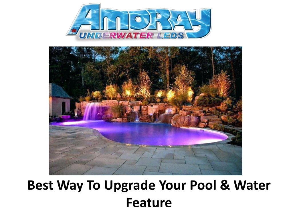 best way to upgrade your pool water feature