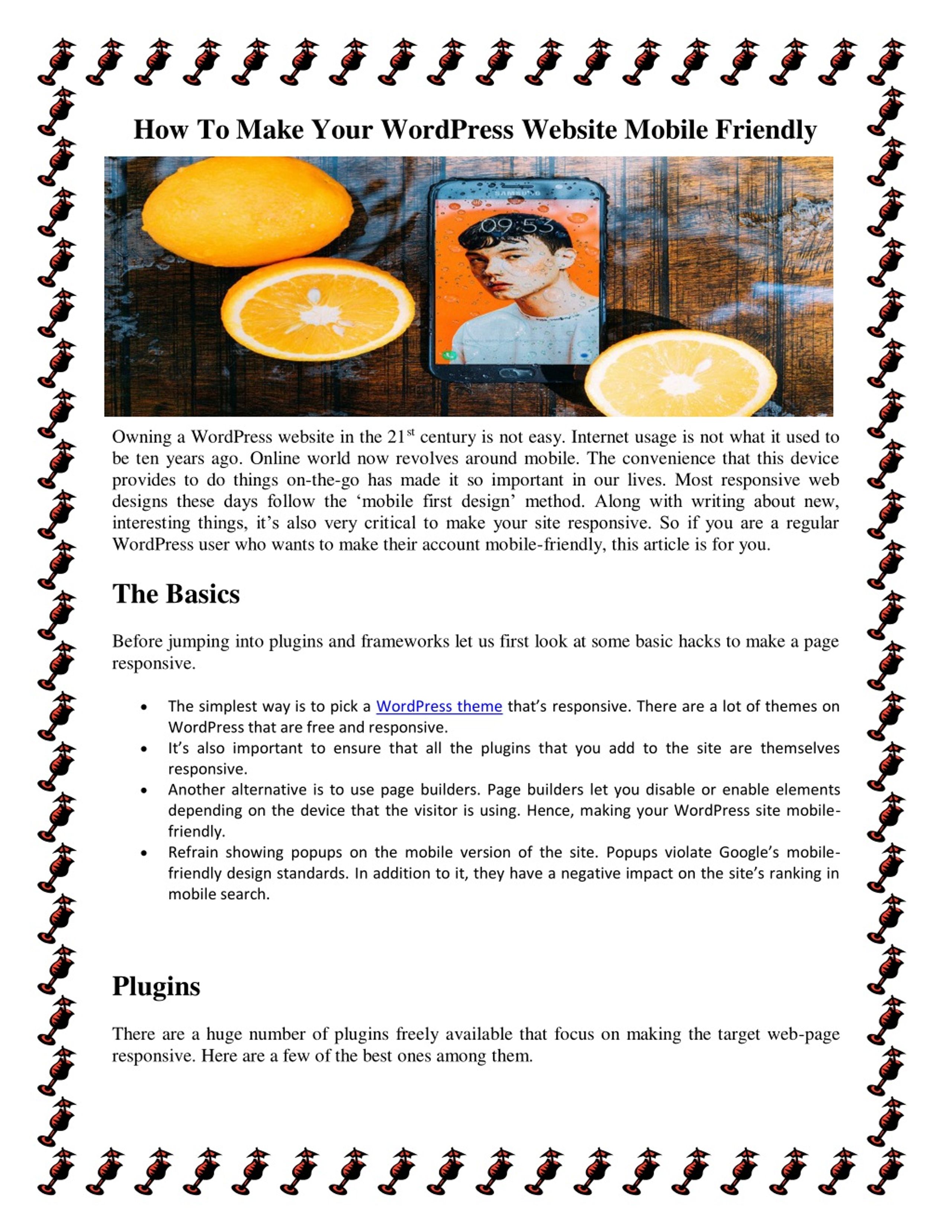 PPT - How To Make Your WordPress Website Mobile Friendly PowerPoint ...
