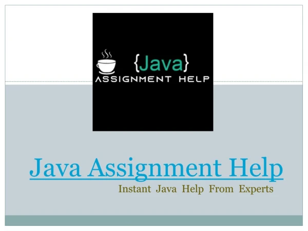 Java Assignment Help | Java Homework Help | Java Programming Help Online