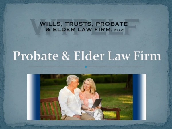 Candid behavior of Probate and Trust Administration