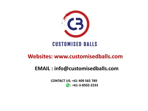Premium Customised Cricket Balls in Australia