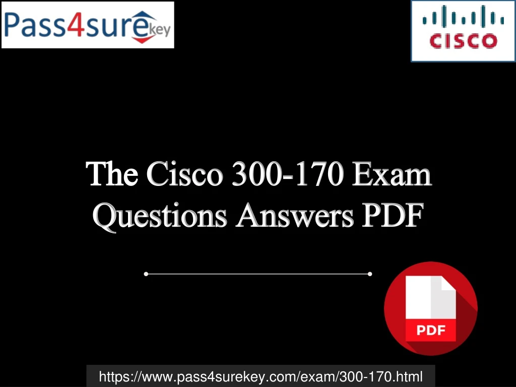 the cisco 300 170 exam questions answers pdf