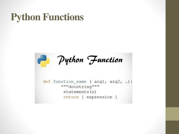 Python Function