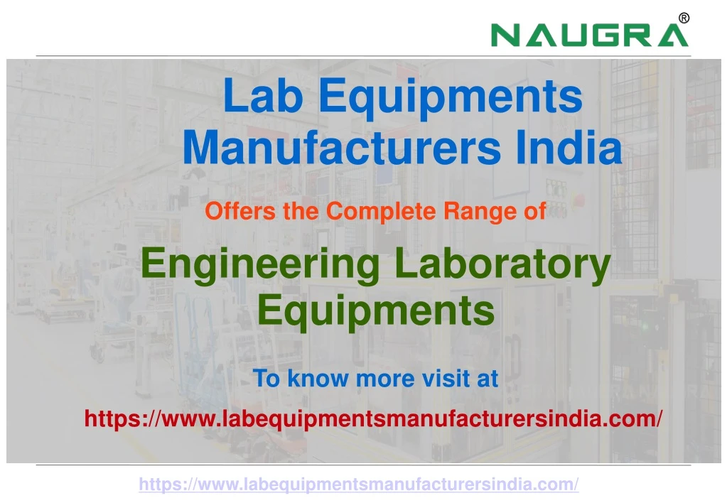 lab equipments manufacturers india