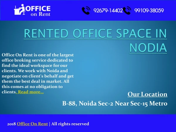 Office For Rent In Noida