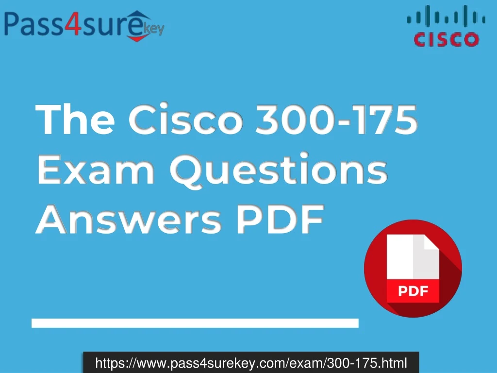 the cisco 300 175 exam questions answers pdf