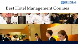 PPT - Hotel Management Courses In India PowerPoint Presentation, Free ...