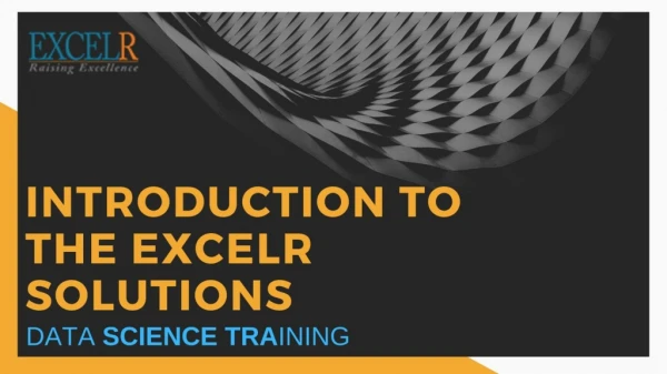 Explaination- Data Science Training